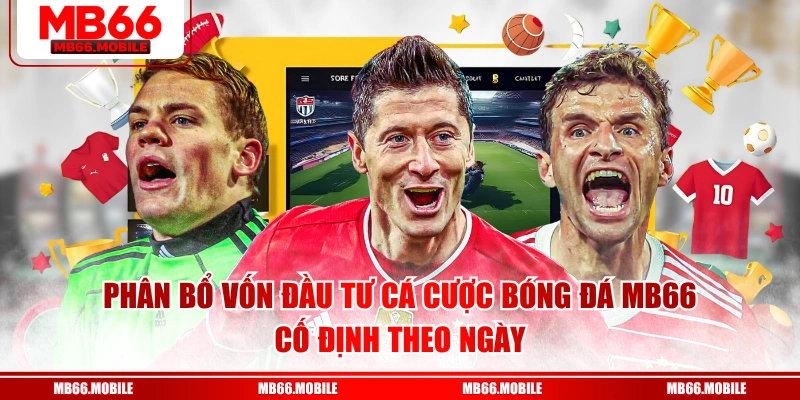 Phân bổ vốn đầu tư cá cược bóng đá MB66 cố định theo ngày